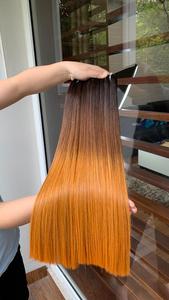 Prix de gros cheveux lisses en os pour le tressage d'extensions de cheveux bruts vietnamiens vierges de couleur 3 tons - Product Image 3