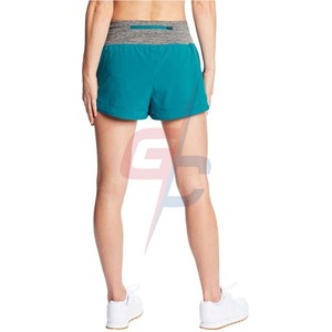 Pantalones cortos deportivos para correr para mujer, Shorts femeninos de tejido Premium de 3,5 pulgadas, diseño personalizado, para gimnasio, Yoga - Product Image 3