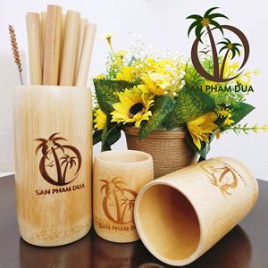 ถ้วยเซรามิกไม้ไผ่เป็นมิตรกับสิ่งแวดล้อมจากเวียดนามมีหลายขนาดสำหรับดื่มปราศจากสารเคมีราคาถูก - Product Image 5