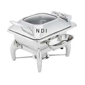 Venta caliente brillante plato de frotamiento servicio de catering equipo de comida buffet plato de frotamiento Hotel restaurante accesorios de catering - Product Image 1