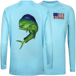 Latest Design Long Sleeve Customize Tournament Wholesale Fishing Shirts Custom Logo Fishing Shirt - Product Image 2