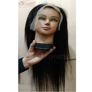 Perruque Lace Frontal Wig 100% naturelle — queen beauty, perruque Sexy, cheveux indiens, cheveux bruts - Product Image 1