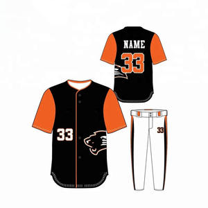Uniformes Deportivos de Béisbol Impresos con Diseño Personalizado de Alta Calidad al por Mayor para Hombres y Mujeres, de Secado Rápido y Transpirables, Nueva Llegada - Product Image 1