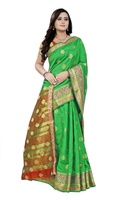 Saree Sutra Banarasi India Selatan Model Terbaru Tampil Mewah, Termasuk Blus, Pakaian Wanita untuk Pernikahan, Harga Grosir Terbaik dan Murah dari Surat