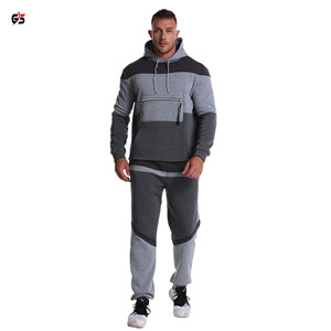 ชุดวอร์มเสื้อกันหนาวผู้ชาย,ชุดวอร์มเสื้อฮู้ดแบบสวมหัวผ้าฟลีซรุ่นเฮฟวี่เวทชุดสำหรับใส่นอกบ้านใส่ให้ความอบอุ่นในฤดูหนาว - Product Image 6