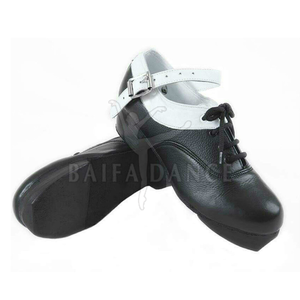 Chaussures de danse dures pour filles, noir et blanc, burins, robinet, offre spéciale, - Product Image 4