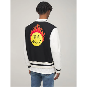 Veste en cuir universitaire en laine et qualité supérieure pour hommes et femmes Veste d'hiver de baseball Letterman Vente en gros OEM/ODM - Product Image 2