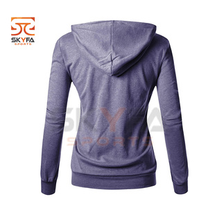 Custom Athleisure <b>Workout</b> Fitness Women Sports Zipper <b>Hoodies</b> and for jogging wear hoodie - Product Image 4