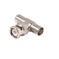 ETEILY Adaptateur BNC mâle vers BNC femelle + BNC femelle TEE fabriqué en Inde