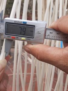 Núcleo de Material de ratán Natural de alta calidad, Blanco blanqueado para silla, artesanía de mimbre, Grado A 99GD, producto agrícola - Product Image 3