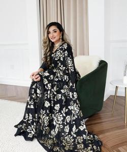 Robe ethnique en rayonne et viscose de dernière génération avec dupatta, imprimé numérique, Gharara - Product Image 4