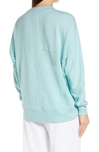 เสื้อสเวตเตอร์คอตตอนคอกลมสำหรับผู้หญิงเสื้อมีฮู้ดแบบสวมหัวเสื้อสเวตเตอร์ผ้าฝ้ายปักโลโก้ได้ตามต้องการ - Product Image 5