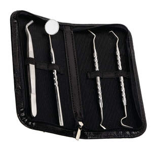 Kit de herramientas de limpieza Dental profesional, de acero inoxidable, 4 piezas - Product Image 4