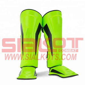 2021 Latest Shin In Step Pad Safety Shin guard MMA Shin <b>Instep</b> Guard Leg Pads Protective with Custom Logos - Product Image 1