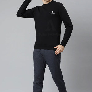เสื้อกันหนาวแขนยาวแบบสวมหัวสำหรับผู้ชายเสื้อสเวตเชิ้ตผ้าฟลีซระบายอากาศได้โลโก้ออกแบบได้ตามต้องการ - Product Image 3