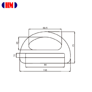 A7750 anillo grande de aluminio forjado con ranura única D - Product Image 3