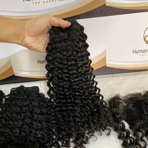 wholesale afro kinky curly bundles mongolian human hair bundles 100% human hair weave extensions 4A 4B 4C virgin hair bundles - Product Image 4