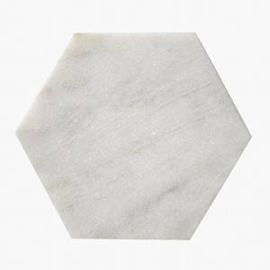 Tabla de cortar de mármol blanco y madera, tabla de picar de alta calidad y práctica para cocinar. - Product Image 2