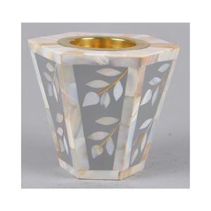 Room Decorative Handmade MOP Bone Inlay Bakhoor Burner For Ramadan Gift Items - Product Image 1