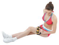 ALLWINWIN RMB17 Rouleau de massage à 2 billes en TPR pour fasciite plantaire et points de pression des pieds