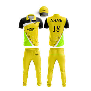 Kit de uniforme de cricket personalizable con Camiseta y pantalón coloridos Múltiples opciones de diseño - Product Image 4