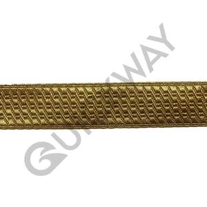 Adornos de uniformes ceremoniales al por mayor tela trenzada de alambre y encaje bordado a la moda para decorar Accesorios - Product Image 3