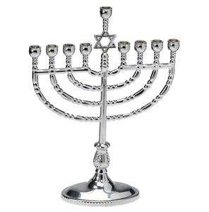 Soporte de vela de Metal de aluminio hecho a mano diseño religioso Ins soporte de Pilar decorativo para el hogar para Iglesia Menorah Navidad hecho India - Product Image 1