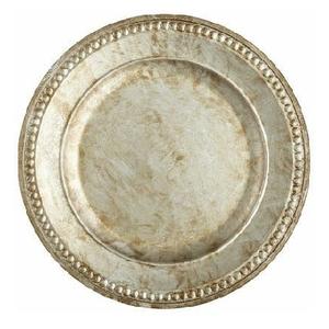 Placa de cargador antiguo de Metal seguro de forma redondeada de color negro para el hogar, vajilla de Hotel, placas de cargador decorativas para servir frutas - Product Image 2