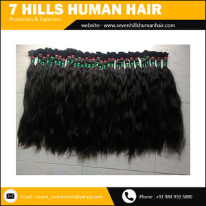 Dernier prix vente en gros extensions de cheveux humains indiens naturels pour dames cheveux indiens naturels de haute qualité - Product Image 2