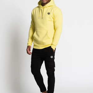 Chándales nuevos personalizados Chándales de hombre amarillo claro con logotipo Hecho en Pakistán por productos Huzaifa para entrenamiento - Product Image 5