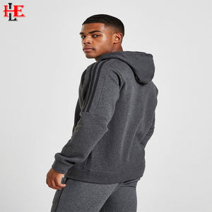 Sudaderas lisas personalizadas de alta calidad de tela de hombre bordada con cremallera clásica de manga larga con capucha de diseñador de talla grande para invierno - Product Image 6