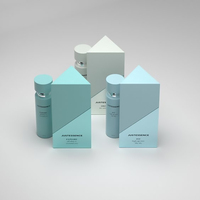 Coffret de découverte de parfums haut de gamme avec logo personnalisé en feuille d'or, mini-kit d'échantillons pour emballage cadeau de parfum