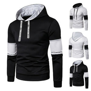 ชุดวอร์มเสื้อสวมหัวมีฮู้ดแบบสวมหัวสำหรับผู้ชายชุดวอร์มสองชิ้นออกแบบได้ตามต้องการคุณภาพสูงโพลีเอสเตอร์/ ผ้าฝ้ายระบายอากาศได้ดีขนาดใหญ่พิเศษสำหรับฤดูใบไม้ผลิ - Product Image 4