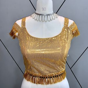 ชุดเสื้อผ้างานปักผ้า Georgette เข้ารูปใส่ได้ทั่วไปพร้อมใส่เสื้อเบลาส์แบบเย็บ - Product Image 2