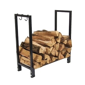 Iron Black Color <b>Log</b> Rack <b>Fireplace</b> Firewood Rack <b>Holder</b> For Outdoor Indoor Usage <b>Fireplace</b> <b>Log</b> Rack At Best Price - Product Image 6