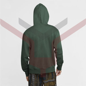 Sweat-shirt à capuche en coton pour homme, Logo personnalisé, fermeture éclair, surdimensionné, col ras du cou, élégant, nouvelle collection - Product Image 6