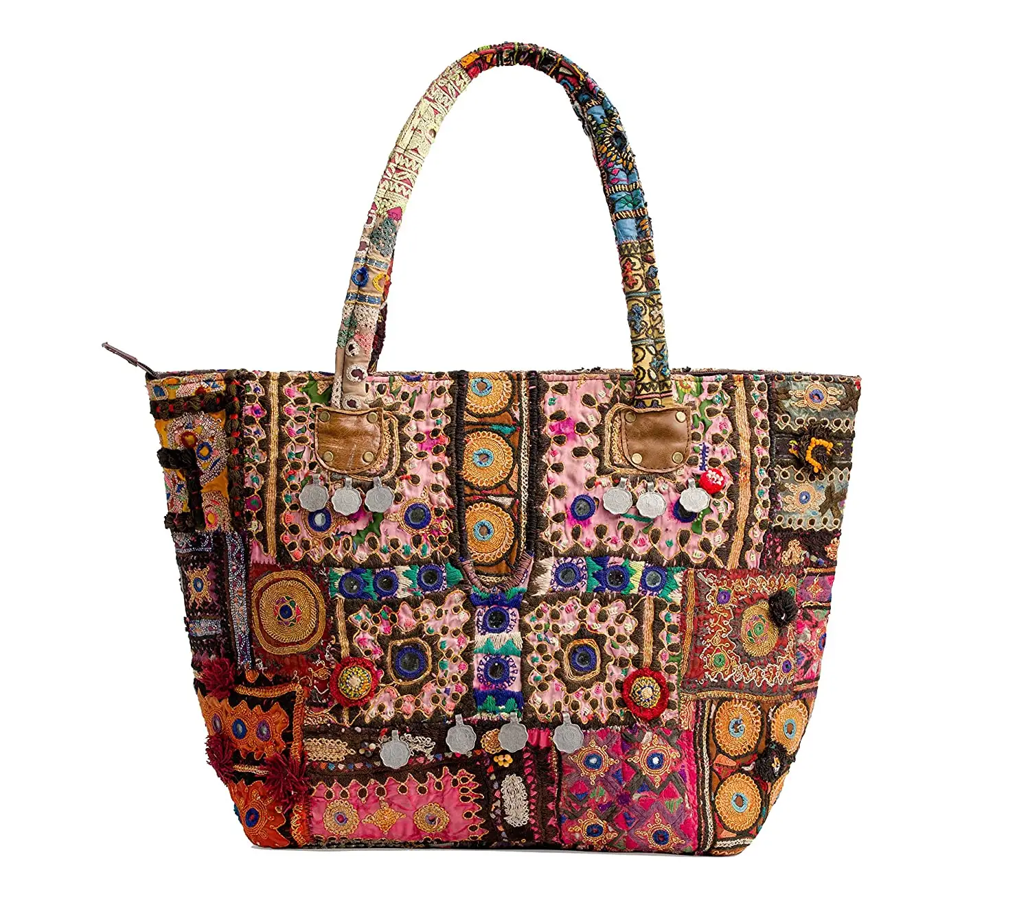 Banjara Bags Vintage Hobo Sling Tote Ethnic Tribal Gypsy Handmade Indian Hippie Hobo Coins Cowrie Women Sac Purse Tote Hand