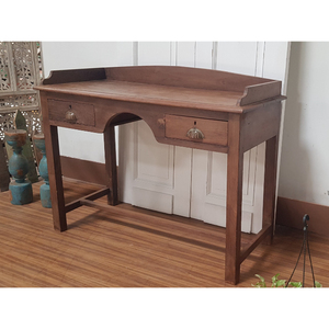 Cổ Điển Gỗ Tếch Bàn Viết Cổ Ấn Độ Đồ Nội Thất Ổn Định Cổ Cổ Đồ Nội Thất Ấn Độ Bàn Viết - Product Image 4