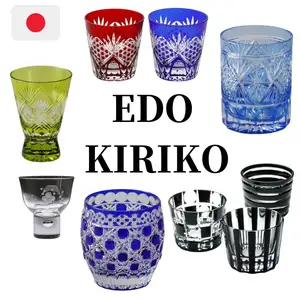Whiskey Cup Shot Glasses Wine Blanks Espresso Sublimation Edo Kiriko Glass Japan Quantity OEM Customized Europe American Style