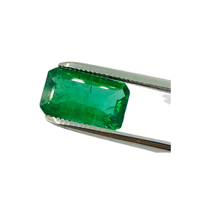 ธรรมชาติหลวมพลอยมรกตหิน8.8X6.4มม. ธรรมชาติมรกตสีเขียวหลวมพลอย - Product Image 1