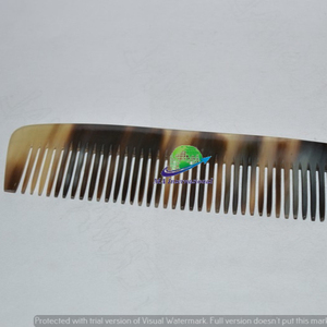 Peines de pelo hechos a mano de alta calidad, peine de pelo de cuerno de búhos a buen precio, peine de cuerno de vaca, cuerno Natural, en venta - Product Image 2