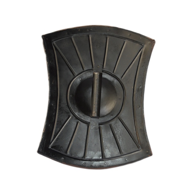 Company Quality Iron Metal Design Armor Shield With Black Colored Finishing Design Shield