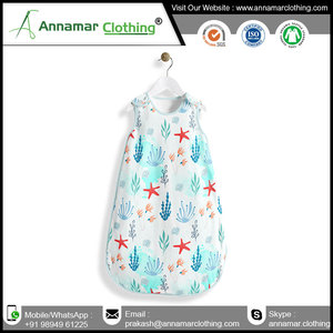 Saco de dormir de bebé de diseño personalizado fabricante India 100 saco de dormir de bebé de algodón orgánico con personalización tiene certificado - Product Image 5