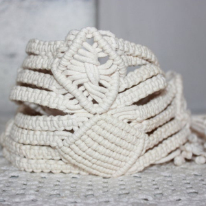 เข็มขัดมาคราเม่ งานแฮนด์เมด - Product Image 1
