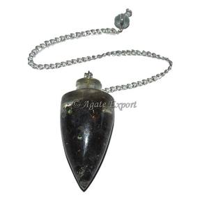 จี้หินรูปเครื่องบินทัวร์มาลีนสีดำสำหรับการฉายรังสีอีเอฟและการทำสมาธิ - Product Image 1