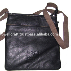 Leather Travel Crossbody Purse Wallet Pouch Handbag Holder Messenger Brown <b>Small</b> Shoulder Organizer <b>Black</b> Passport <b>bag</b> - Product Image 3
