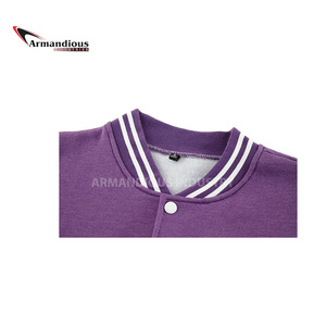 Chaqueta de béisbol personalizada para hombre y mujer, chaqueta unisex de invierno con botones, letras de la universidad, nueva, gran oferta - Product Image 5