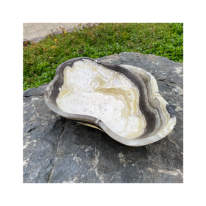 Tazón de ónix verde moderno Mármol pulido en forma y tamaño natural Garantía de 1 año para cocina u hotel-Disponible en venta al por mayor - Product Image 5