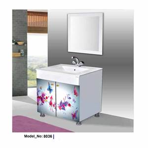 Modern Style <b>Waterproof</b> Hotel <b>Bathroom</b> Vanity with Washbasin - Product Image 2