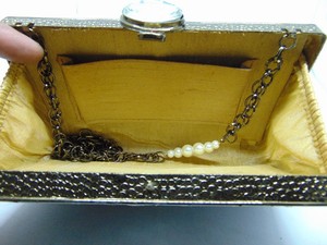 Women Gold <b>stud</b> resin stone Clutch Sling Wedding Evening Gift <b>Bag</b> - Product Image 4